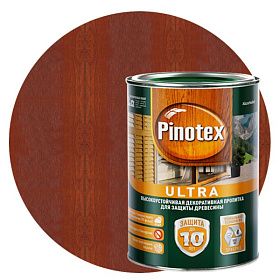 Влагостойкая лазурь для дерева Pinotex Ultra Рябина (1л)